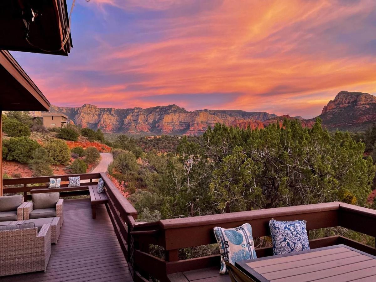 3-Acre Private Designer Villa-Borders Forest-Forever Views! Sedona Exterior photo