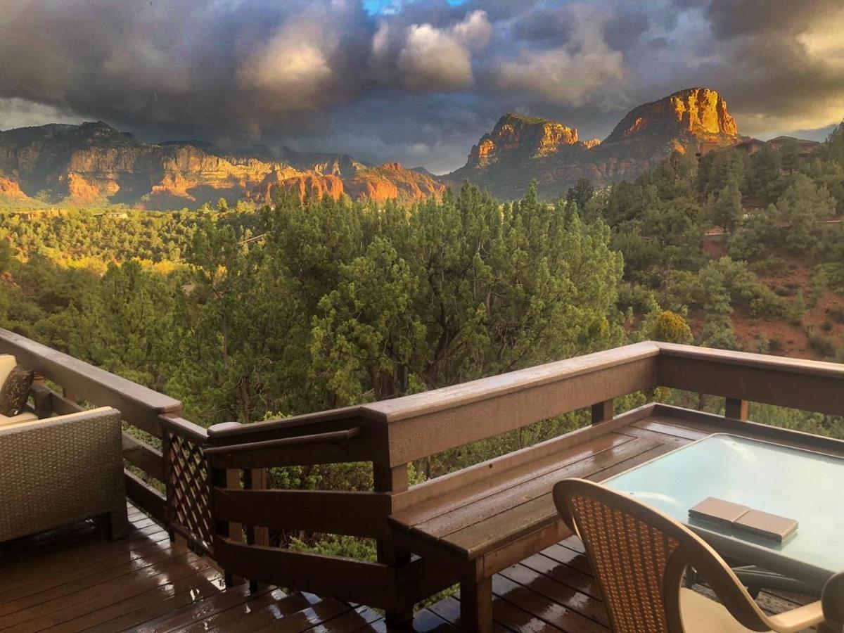 3-Acre Private Designer Villa-Borders Forest-Forever Views! Sedona Exterior photo