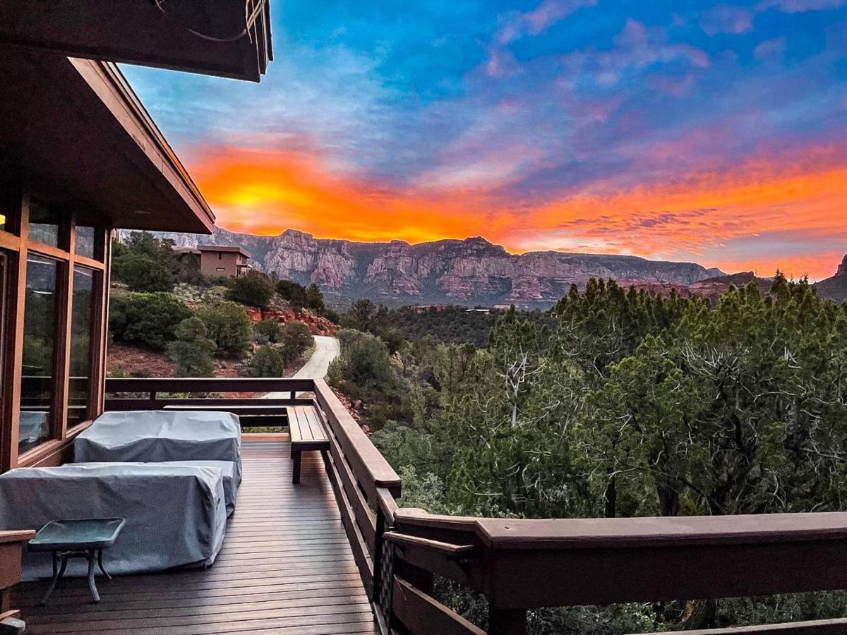 3-Acre Private Designer Villa-Borders Forest-Forever Views! Sedona Exterior photo